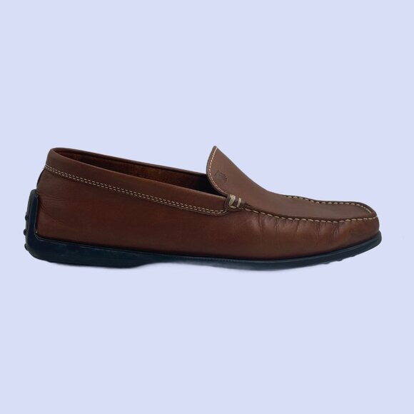 Tod's Leather Loafers in Brown - Size 9 - Coffee-Rich Gentleman’s Foot Yacht - Picture 6 of 10